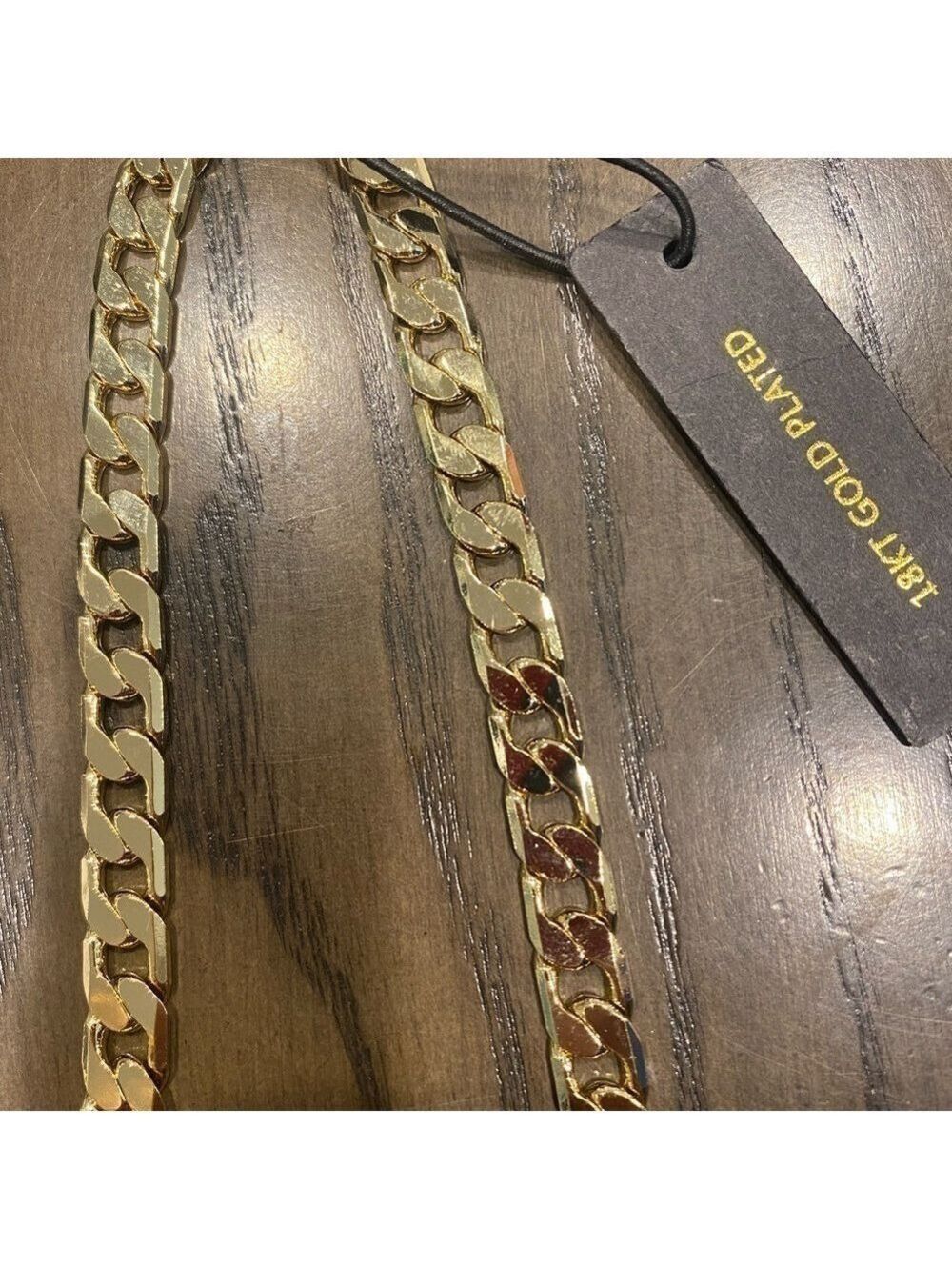 18k Gold Plated Necklace - 24" Length - New